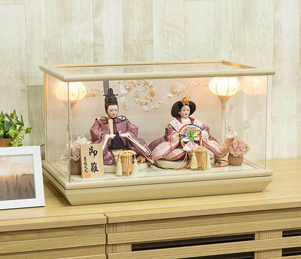 雛人形 吉徳 アクリルケース入り 芥子親王飾り 御雛 詳細画像 吉徳 雛人形 アクリルケース入り 芥子親王飾り 御雛 詳細画像