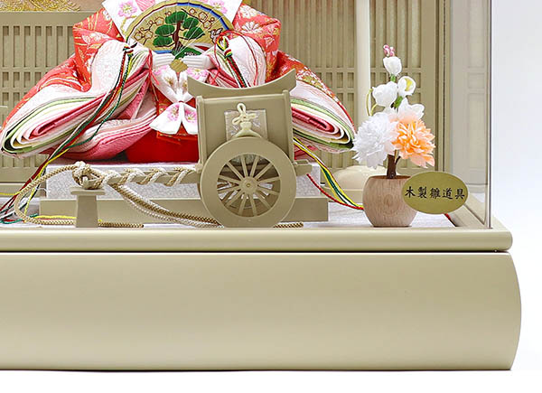 雛人形 吉徳 モカ塗り アクリルケース入り 小三五 親王飾り 詳細画像 吉徳 雛人形 モカ塗り アクリルケース入り 小三五 親王飾り 詳細画像