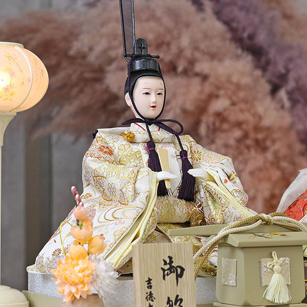 雛人形 吉徳 モカ塗り アクリルケース入り 小三五 親王飾り 詳細画像 吉徳 雛人形 モカ塗り アクリルケース入り 小三五 親王飾り 詳細画像
