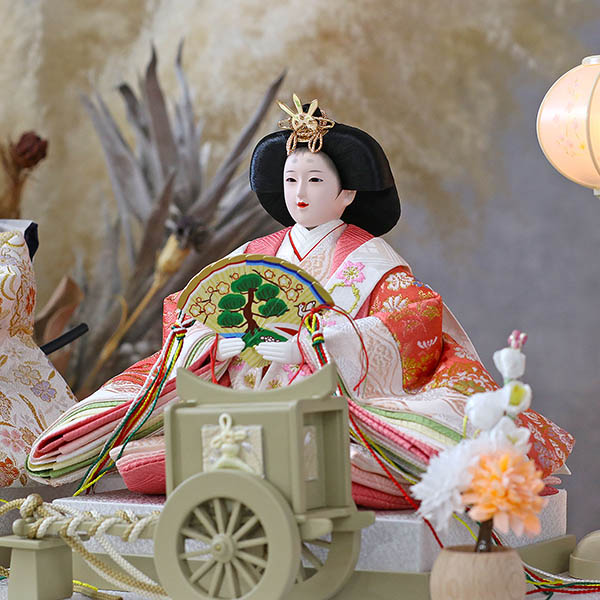 雛人形 吉徳 モカ塗り アクリルケース入り 小三五 親王飾り 詳細画像 吉徳 雛人形 モカ塗り アクリルケース入り 小三五 親王飾り 詳細画像