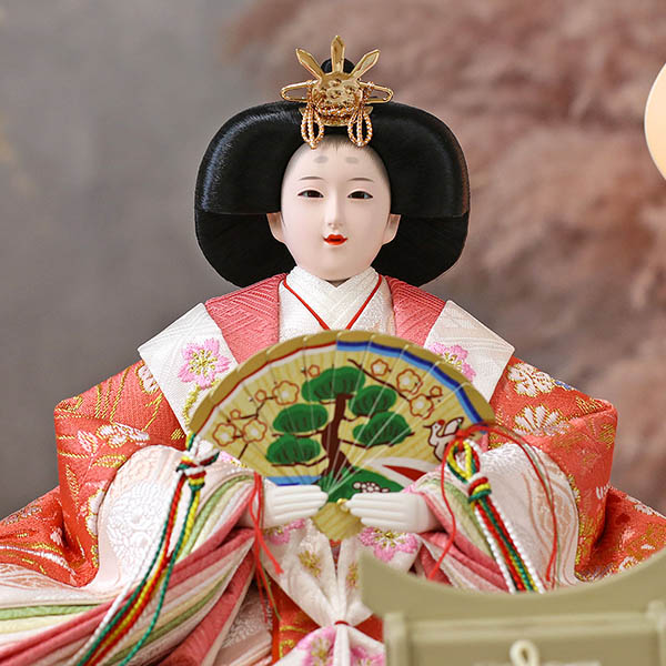 雛人形 吉徳 モカ塗り アクリルケース入り 小三五 親王飾り 詳細画像 吉徳 雛人形 モカ塗り アクリルケース入り 小三五 親王飾り 詳細画像