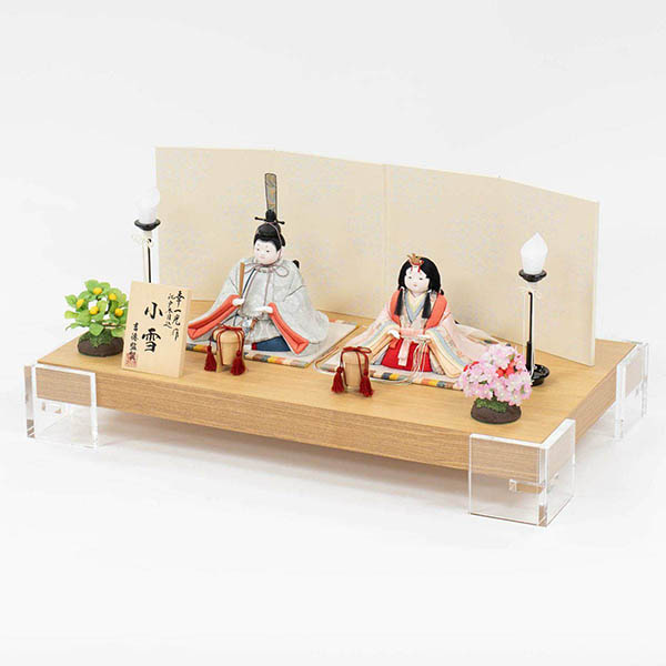 吉徳　 雛人形　幸一光作 木目込親王飾り 小雪　詳細画像