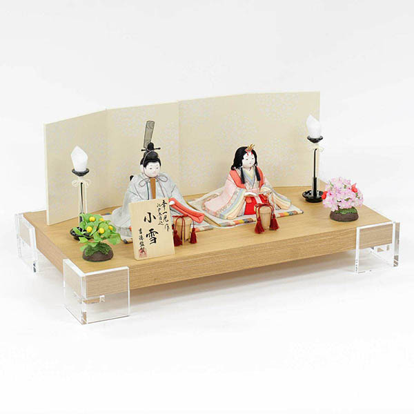 吉徳　 雛人形　幸一光作 木目込親王飾り 小雪　詳細画像