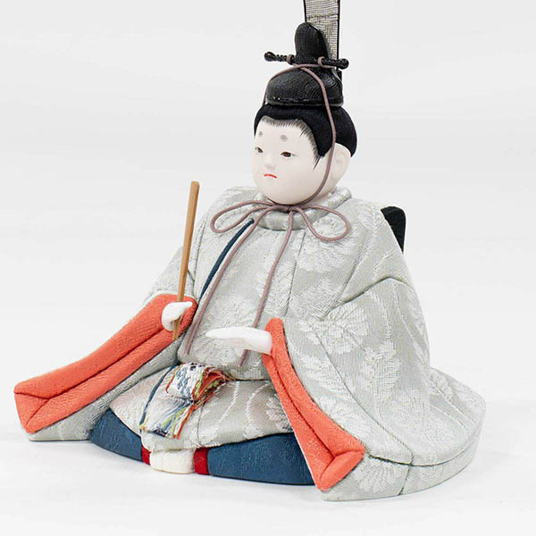 吉徳　 雛人形　幸一光作 木目込親王飾り 小雪　詳細画像