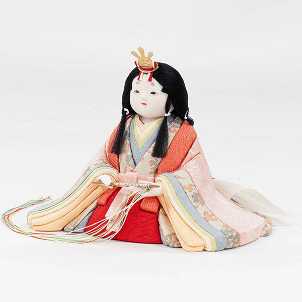 吉徳　 雛人形　幸一光作 木目込親王飾り 小雪　詳細画像