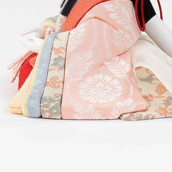 吉徳　 雛人形　幸一光作 木目込親王飾り 小雪　詳細画像