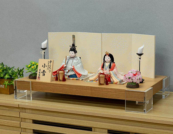 吉徳　 雛人形　幸一光作 木目込親王飾り 小雪　詳細画像