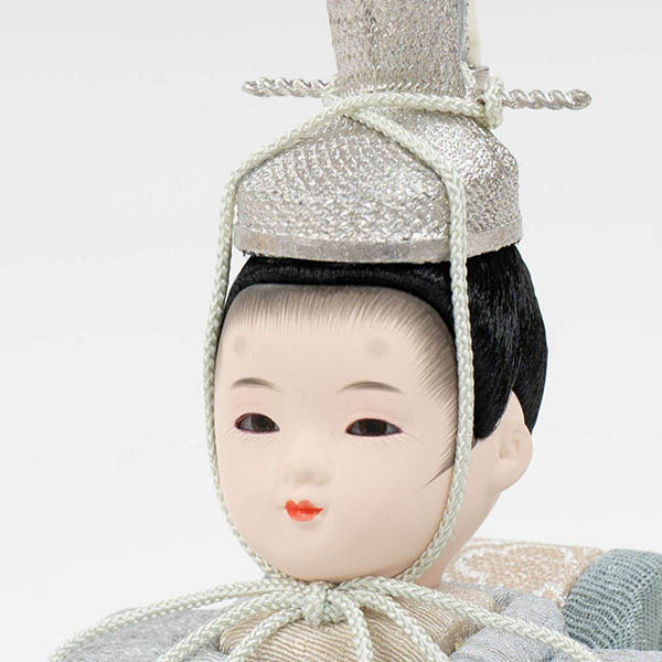 吉徳　 雛人形　一秀作 木目込親王飾り 花ひいな　詳細画像