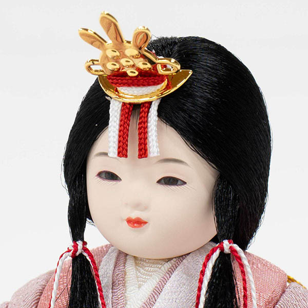 吉徳　 雛人形　一秀作 木目込親王飾り 花ひいな　詳細画像