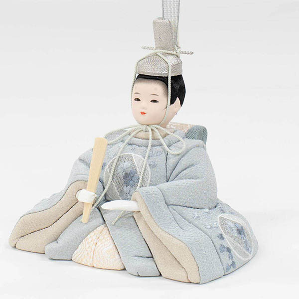 吉徳　 雛人形　一秀作 木目込親王飾り 花ひいな　詳細画像