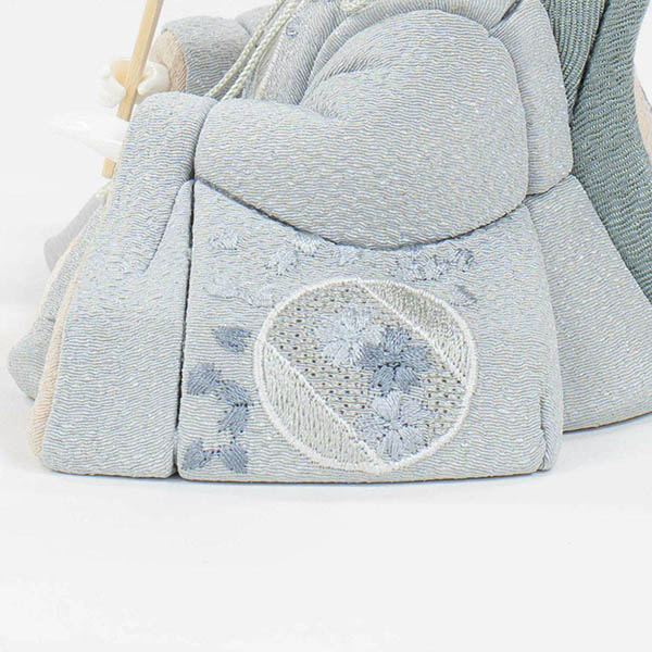 吉徳　 雛人形　一秀作 木目込親王飾り 花ひいな　詳細画像