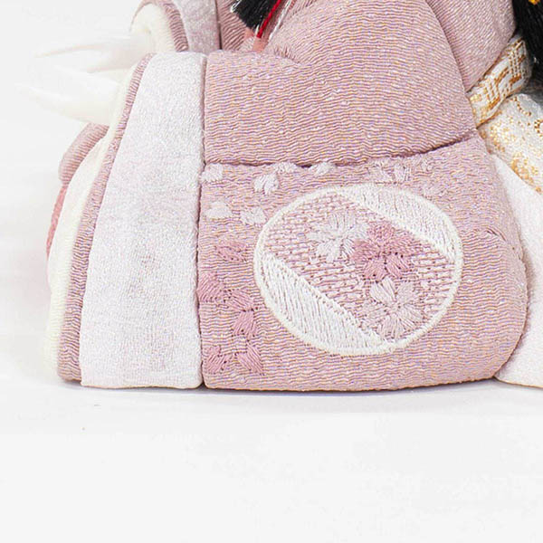 吉徳　 雛人形　一秀作 木目込親王飾り 花ひいな　詳細画像