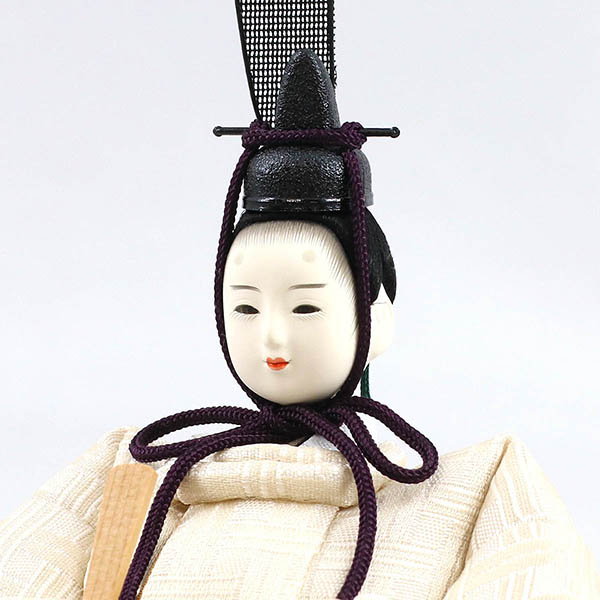 雛人形 柴田家千代 柴田家千代作 葵 算崩地紋 刺繍桜ちらし 白紫 柳親王 裾長衣装着 紅塗り台屏風 平飾り 詳細画像 柴田家千代 雛人形 柴田家千代作 葵 算崩地紋 刺繍桜ちらし 白紫 柳親王 裾長衣装着 紅塗り台屏風 平飾り 詳細画像