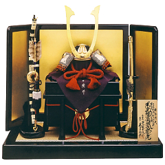 早乙女幸隆作 久月監製 2/5本仕立 鎌倉時代 正絹縹肩白縅 長鍬形兜