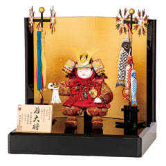 五月人形: 柿沼東光作 若大将 木目込み 子供大将飾り