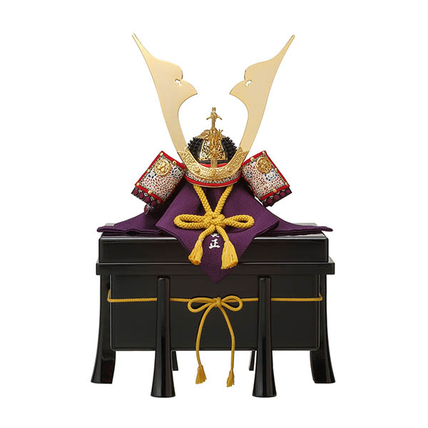 別所実正 金龍頭立 兜単品（兜+櫃）