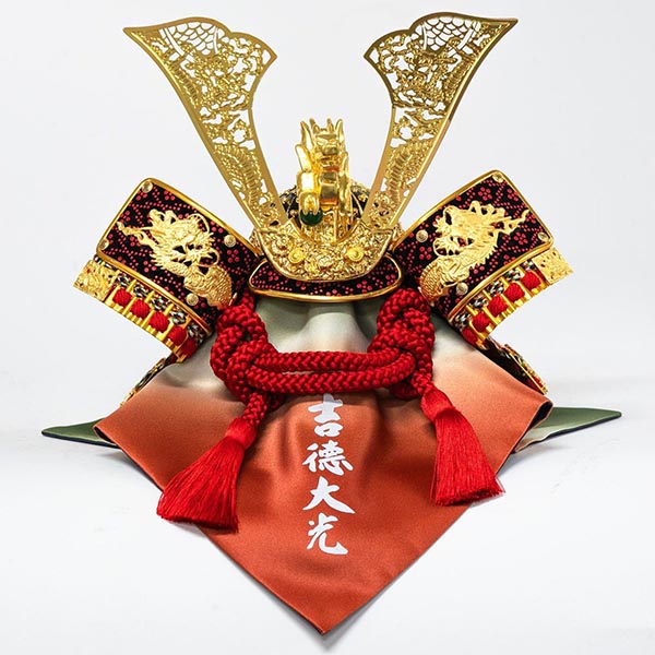 吉徳　 五月人形　飛龍之兜 収納飾り　詳細画像