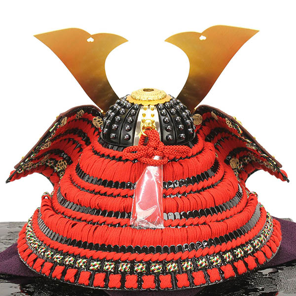 五月人形 フジキ 辰広作 竹雀之兜 正絹 赤糸縅 本小札 櫃付き 兜飾り 詳細画像 フジキ 五月人形 辰広作 竹雀之兜 正絹 赤糸縅 本小札 櫃付き 兜飾り 詳細画像