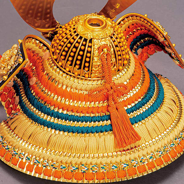 平安豊久　 五月人形　雄山作 収納李白 兜 木目 収納飾り　詳細画像