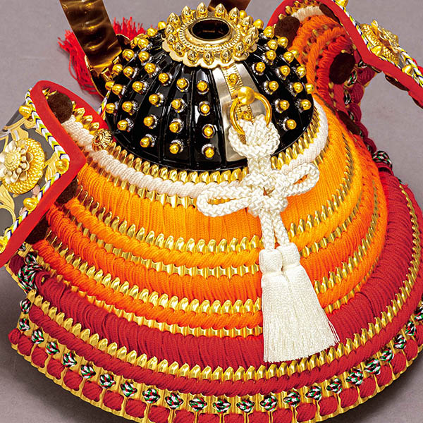 平安豊久　 五月人形　翠鳳作 収納唐草之兜 収納飾り　詳細画像