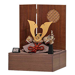 五月人形: 天照収納 兜飾り