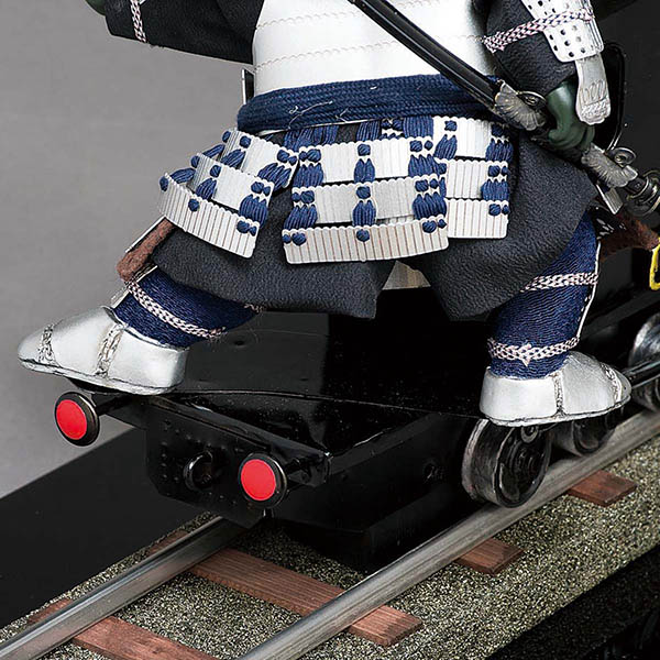 平安豊久　 五月人形　壹三作 わんぱく機関車 上杉　詳細画像