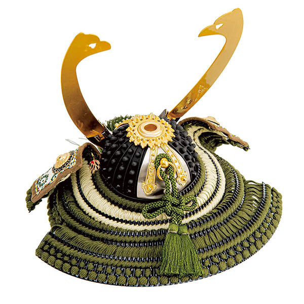 平安豊久　 五月人形　雄山作 五分の一 佳翠 けいすい 兜飾り　詳細画像