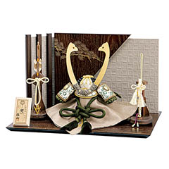 五月人形: 雄山作 五分の一 佳翠 けいすい 兜飾り