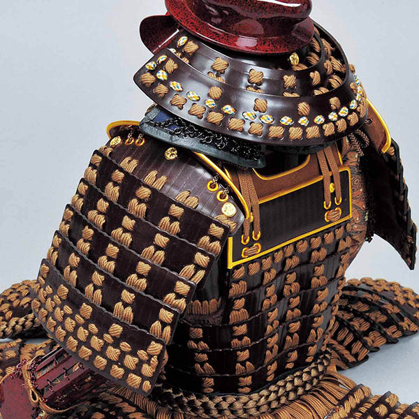 平安豊久　 五月人形　雄山作 徳川家康 鎧飾り　詳細画像