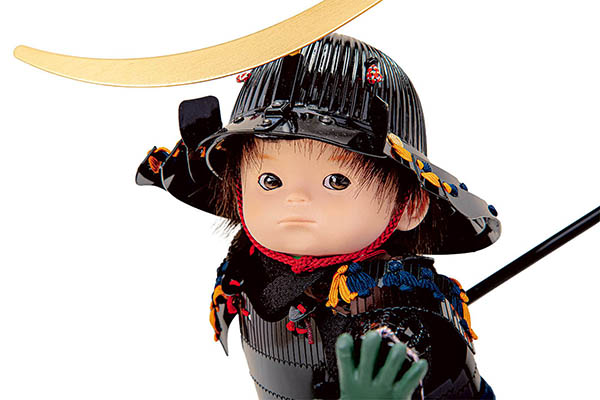 平安豊久　 五月人形　壹三作 （いちぞう） ミニライダー 伊達 バイク 子供大将飾り　詳細画像