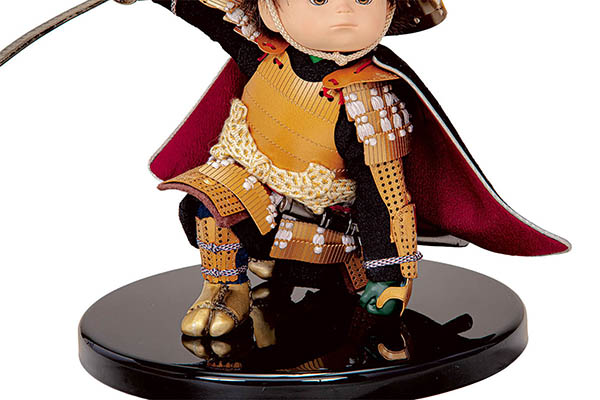 平安豊久　 五月人形　壹三作 （いちぞう） 英雄見参 徳川 LED照明付き衝立 平飾り　詳細画像