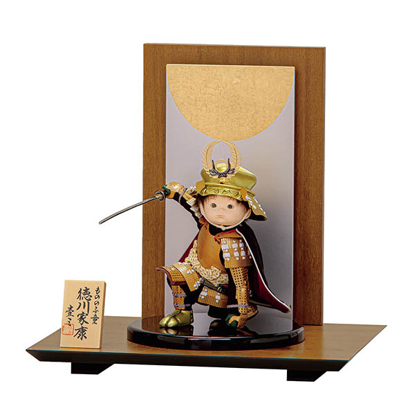 壹三作 （いちぞう） 英雄見参 徳川 LED照明付き衝立 平飾り