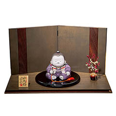 五月人形: 石川佳正作 おさな大将 木目込み 子供大将飾り