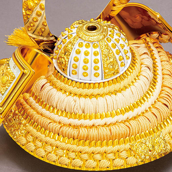 平安豊久　 五月人形　平安豊久作 収納 小桜 兜 収納飾り　詳細画像