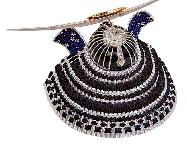 平安豊久　 五月人形　平安豊久作 収納 永翔 上杉謙信 唐草彫金 兜 収納飾り　詳細画像