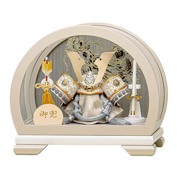 亮太 円形 丸型 兜 アクリルケース飾り