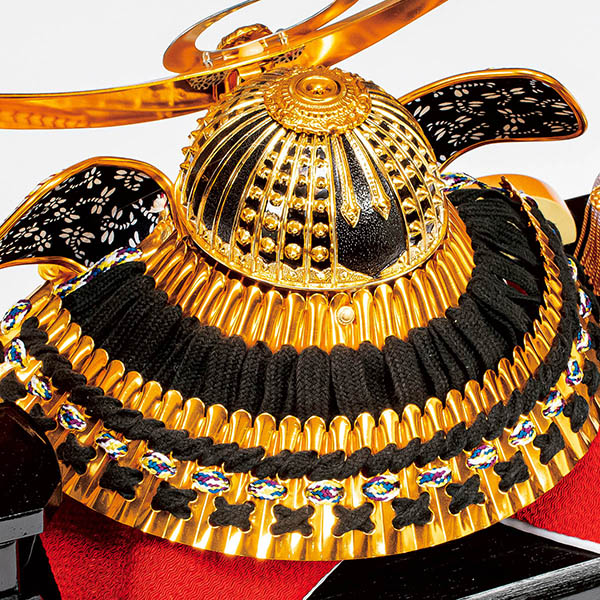 平安豊久　 五月人形　軍神上杉 アクリルケース飾り　詳細画像