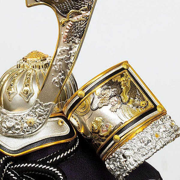 平安豊久　 五月人形　平安豊久作 銀河 アクリルケース飾り　詳細画像