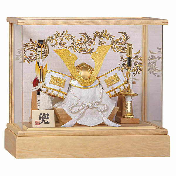 良樹 白木 木目 アクリルケース飾り