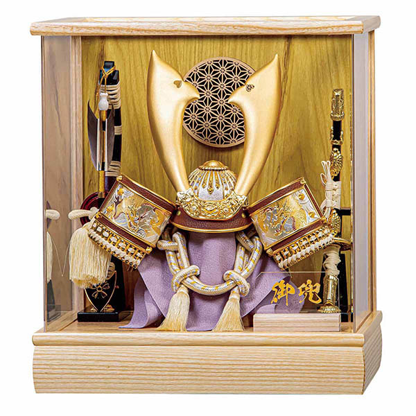 平安豊久作 律 白木 木目 アクリルケース飾り