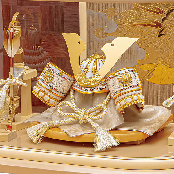 平安豊久　 五月人形　平安豊久作 宏斗 兜 アクリルケース飾り　詳細画像