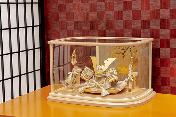 平安豊久　 五月人形　平安豊久作 宏斗 兜 アクリルケース飾り　詳細画像