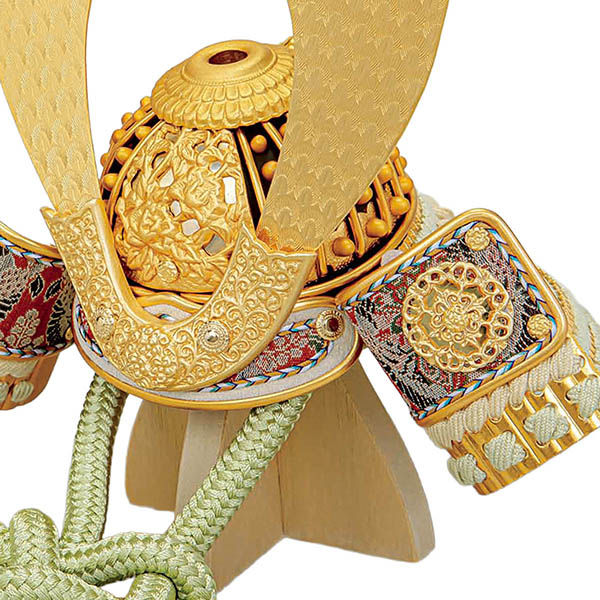 平安豊久　 五月人形　雄山作 葵 兜 単品 櫃付き GH-035-KT　詳細画像