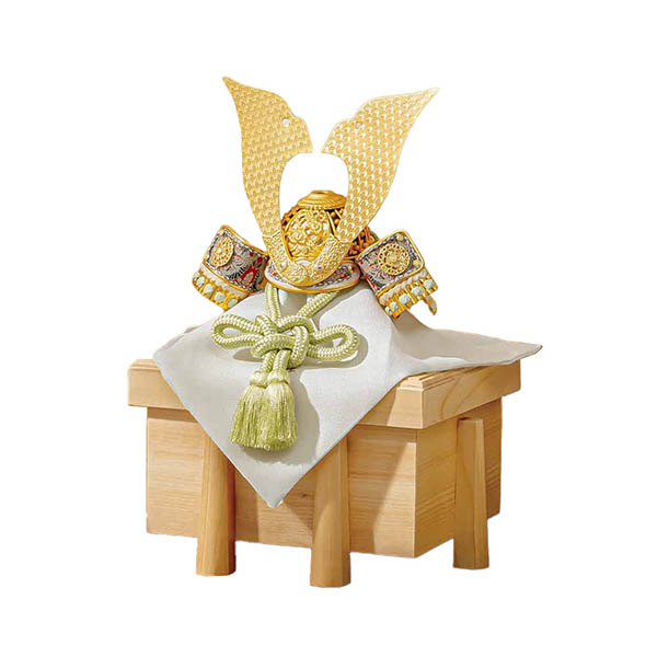 雄山作 葵 兜 単品 櫃付き GH-035-KT