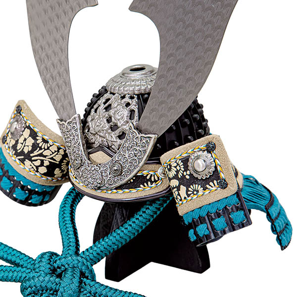 五月人形 平安豊久 雄山作 群青 兜 単品 櫃付き GH-036-KT 詳細画像 平安豊久 五月人形 雄山作 群青 兜 単品 櫃付き GH-036-KT 詳細画像