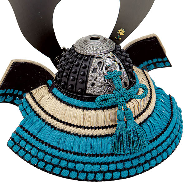 五月人形 平安豊久 雄山作 群青 兜 単品 櫃付き GH-036-KT 詳細画像 平安豊久 五月人形 雄山作 群青 兜 単品 櫃付き GH-036-KT 詳細画像