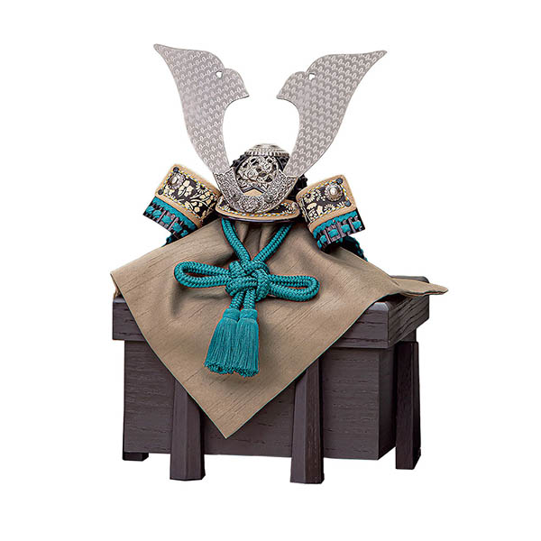 雄山作 群青 兜 単品 櫃付き GH-036-KT