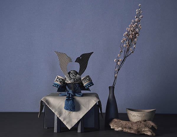 五月人形 平安豊久 雄山作 群青 兜 単品 櫃付き GH-036-KT 詳細画像 平安豊久 五月人形 雄山作 群青 兜 単品 櫃付き GH-036-KT 詳細画像