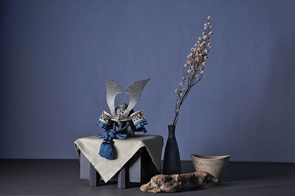 五月人形 平安豊久 雄山作 群青 兜 単品 櫃付き GH-036-KT 詳細画像 平安豊久 五月人形 雄山作 群青 兜 単品 櫃付き GH-036-KT 詳細画像