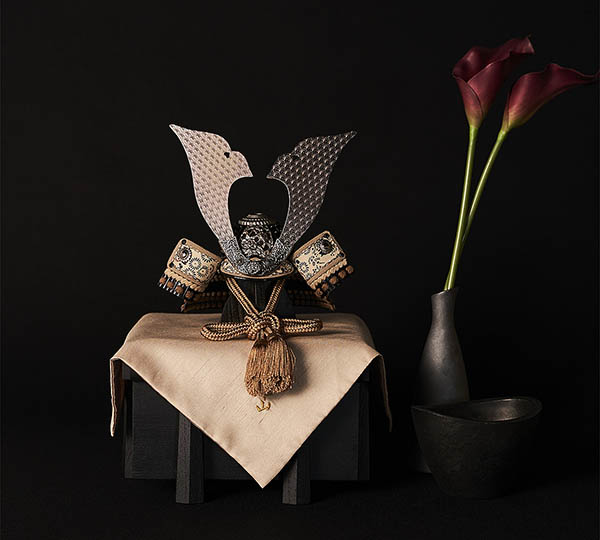 平安豊久　 五月人形　雄山作 大和 兜 単品 櫃付き GH-037-KT　詳細画像